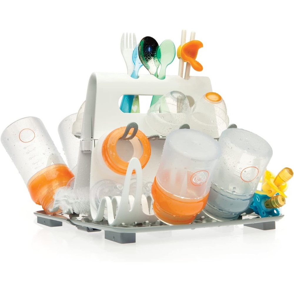NEW! Prince Lionheart Deluxe Baby Bottle Pacifier Silverware Drying Station Rack